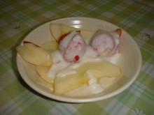 お口直しのフルーツは、そのまんまの味