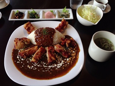 山賊揚げカレーセット